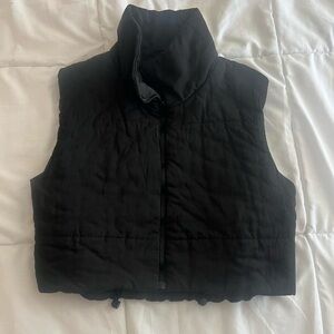 Women's Black Puffer Vest
